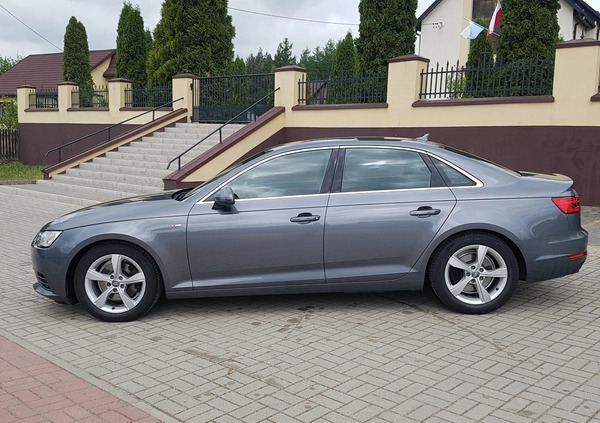 Audi A4 cena 77600 przebieg: 131545, rok produkcji 2016 z Miłosław małe 211